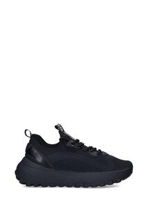 Кроссовки без шнуровки &apos;Lowell Knit&apos; Fabric Trainers KG Kurt Geiger, черный