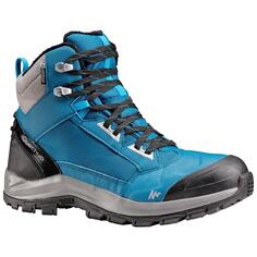 Теплые и водонепроницаемые походные ботинки Decathlon — Sh500 Mountain Mid Quechua, темно-синий