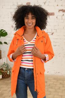 Водонепроницаемый плащ Rebecca — пальто для улицы весна-лето Lighthouse Clothing, оранжевый
