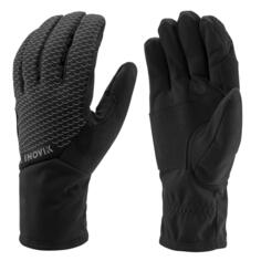 Теплые перчатки для беговых лыж для взрослых Decathlon Inovik, черный