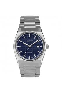 Мужские классические аналоговые кварцевые часы из нержавеющей стали — 70019 Accurist, синий