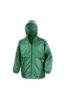 Водоотталкивающая ветрозащитная куртка для взрослых Core Windcheater Result, зеленый