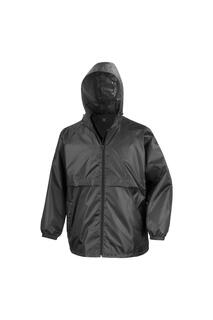 Водоотталкивающая ветрозащитная куртка для взрослых Core Windcheater Result, черный