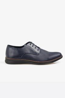 Мужские классические туфли дерби на шнуровке KRISP, темно-синий