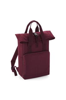 Рюкзак с двумя ручками и складной крышкой Bagbase, красный