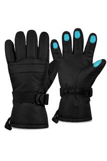Термальные и водонепроницаемые лыжные перчатки CityComfort, черный