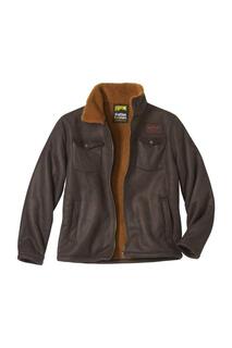 Водоотталкивающая куртка из искусственной замши Atlas for Men, коричневый