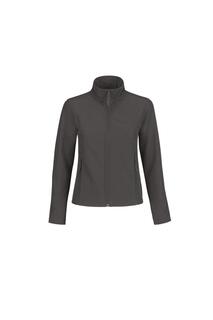 Водоотталкивающая куртка Softshell B&amp;C, серый B&C