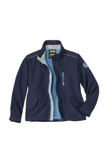 Водоотталкивающая куртка из микрофибры Atlas for Men, темно-синий