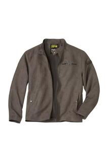 Водоотталкивающая куртка из искусственной замши на молнии Atlas for Men, коричневый