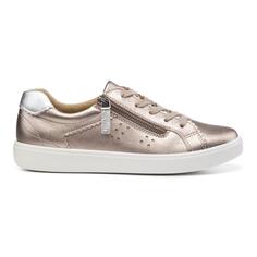 Кроссовки на плоской подошве &apos;Stellar&apos; Zip and Go Deck Shoes Hotter, цвет metallics