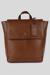 Рюкзак с клапаном из натуральной кожи &apos;Lussuria Venezia&apos; Ashwood Leather, коричневый