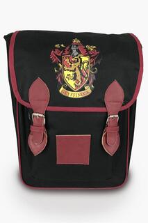 Рюкзак с клапаном Гарри Поттера Гриффиндора Groovy, черный