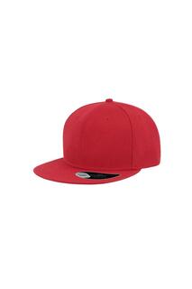 Кепка с плоским козырьком Snap Back, 6 панелей (2 шт. в упаковке) Atlantis, красный