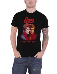 Футболка Live York City Madison Square Garden David Bowie, черный