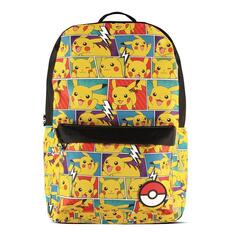 Рюкзак с принтом в полоску из комиксов Пикачу, разноцветный (BP618761POK) Pokemon, желтый Pokémon