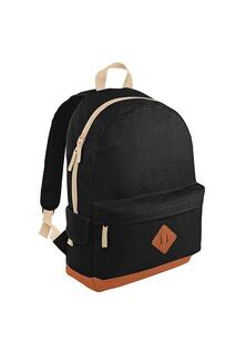 Рюкзак/рюкзак/сумка Heritage Retro (18 литров) (2 шт.) Bagbase, черный