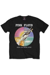 Круглая футболка Wish You Were Here Pink Floyd, черный