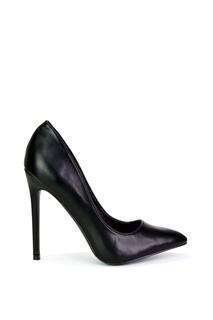 Эффектные туфли-лодочки на высоком каблуке-шпильке с острым носком &apos;Lu Lu&apos; XY London, черный