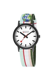 Классические аналоговые кварцевые часы Essence пластик/смола — Ms141111Lf Mondaine, белый