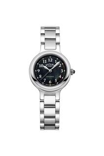 Классические аналоговые кварцевые часы Elegance из нержавеющей стали - Lb05135/38 Rotary, черный