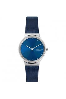 Классические аналоговые кварцевые часы Freja из нержавеющей стали — Skw3018 Skagen, синий