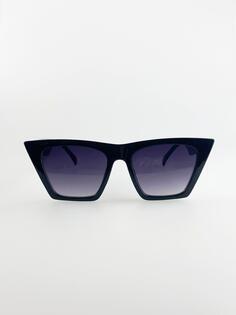 Крупногабаритные солнцезащитные очки Cateye в пластиковой оправе SVNX, черный
