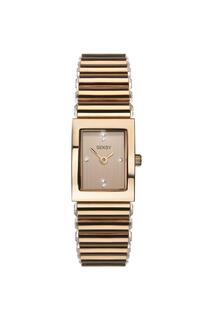 Классические аналоговые кварцевые часы из нержавеющей стали - 2868 Sekonda, розовое золото