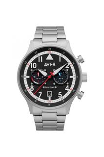 Классические аналоговые кварцевые часы из нержавеющей стали — Av-4088-11 AVI-8, черный