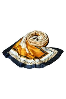 Высококачественная шаль, модельерский шелковый шарф с принтом для женщин, стильный шелковый платок, вечеринка, элегантность для любого наряда Blue Chilli, мультиколор