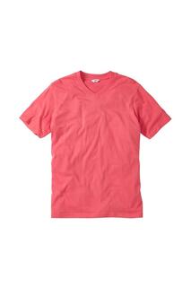 футболка с V-образным вырезом Cotton Traders, розовый