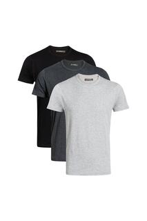 Набор из 3 футболок с круглым вырезом French Connection, черный