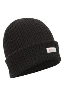 Вязаная зимняя теплая повседневная шапка Thinsulate Beanie Mountain Warehouse, черный