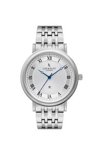 Классические аналоговые кварцевые часы из нержавеющей стали - Lb106040 Locksley London, серебро