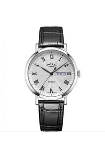 Классические аналоговые кварцевые часы из нержавеющей стали Windsor - Gs05420/01 Rotary, белый
