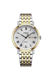 Классические аналоговые кварцевые часы из нержавеющей стали Windsor - Gb05421/01 Rotary, белый