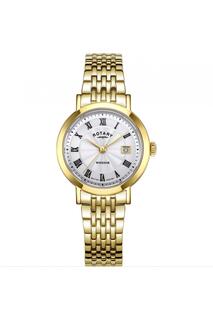 Классические аналоговые кварцевые часы из нержавеющей стали Windsor - Lb05423/01 Rotary, белый