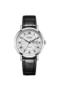 Классические аналоговые кварцевые часы из нержавеющей стали Windsor - Gs05420/22 Rotary, серебро