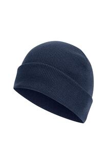 Вязаная лыжная шапка с отворотом Absolute Apparel, темно-синий