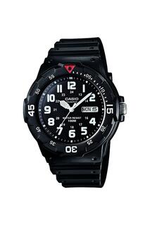 Классические аналоговые кварцевые часы из пластика и смолы - Mrw-200H-1Bves Casio, черный