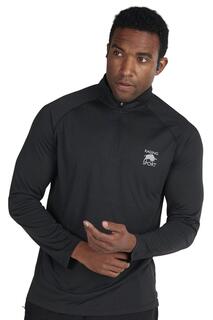 Толстовка на молнии до половины Performance Long Sleeve Quarter Zip Raging Bull, черный