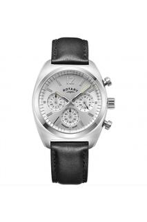 Классические аналоговые часы Avenger Sport из нержавеющей стали — Gs05485/59 Rotary, серебро