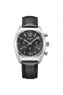 Классические аналоговые часы Avenger Sport из нержавеющей стали — Gs05485/65 Rotary, черный