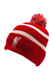Вязаная шапка в полоску Bobble Liverpool FC, красный