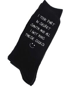 Я участвовал в «Тайном Санте», и все, что я получил, это черные носки 60 SECOND MAKEOVER, черный