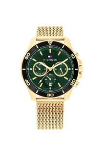 Классические аналоговые часы Jordan из нержавеющей стали — 1792093 Tommy Hilfiger, зеленый