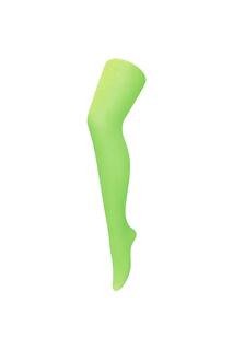 Яркие непрозрачные неоновые колготки плотностью 40 ден Sock Snob, зеленый