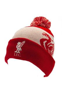 Вязаная шапка с гребешком Bobble Liverpool FC, красный