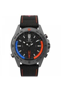 Классические аналоговые часы North Tide Temp из нержавеющей стали — Tw2V03900 Timex, черный