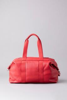 Кожаная сумка &apos;Lorton&apos; среднего размера Lakeland Leather, красный